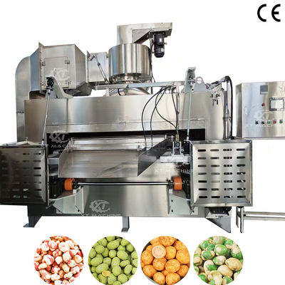 Un bon prix. Grilleuse oscillante SUS304 pour noix de cajou enrobées avec contrôle PLC, grilleuse japonaise pour arachides et cacahuètes à peau de poisson pour 100 kg/h en ligne