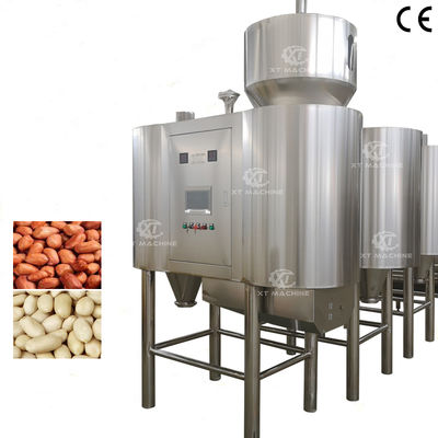 Un bon prix. Machine pneumatique à éplucher les arachides à haute vitesse de blanchiment 500-2000 kg/h avec alimentation et déchargement automatiques en ligne