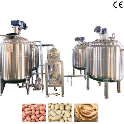 Un bon prix. Réservoir de mélange de beurre de cacahuète SS304 de qualité alimentaire, réservoir de refroidissement/dégazage de 200 à 1000l pour usage industriel alimentaire en ligne