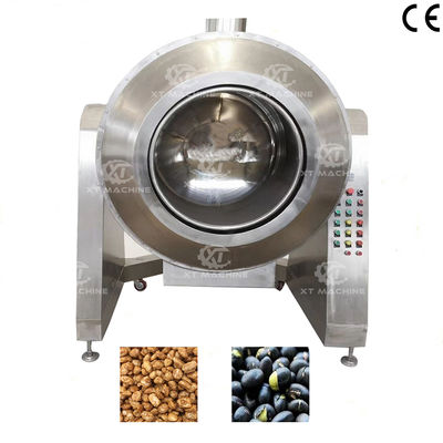 Un bon prix. Rôtissoire à rouleaux avec contrôle automatique de la température, chauffage au gaz, Machine polyvalente de fabrication d'arachides enrobées de sucre, 70 kg/lot en ligne