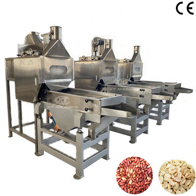 Machine de blanchiment des arachides à fente contrôlée par PLC avec une capacité de 800 à 1000 kg/h