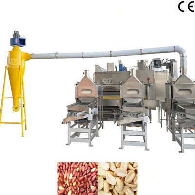 Machine d'épluchage et de blanchiment de cacahuètes SUS304 de haute qualité 1000 kg/h pour l'équipement de transformation des noix