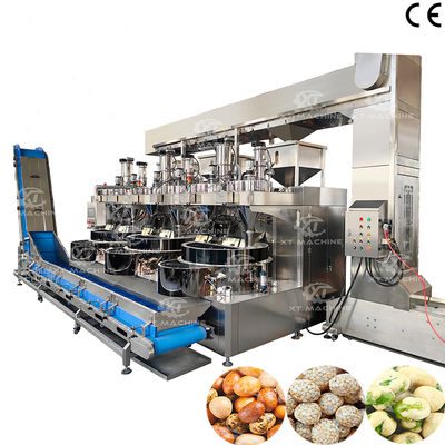 Un bon prix. Grande capacité Machine entièrement automatique pour la fabrication d'œufs d'arachide enduits Snack Machine de revêtement alimentaire pour les noix en ligne