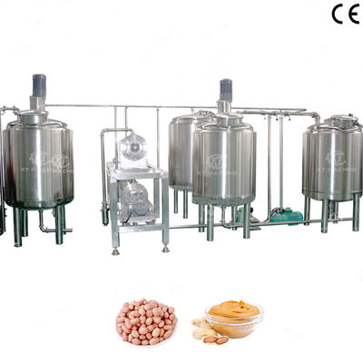 réservoir de mélange de beurre d'arachide en acier inoxydable avec fonction de refroidissement pour le beurre d'amande Tahini certifié CE ISO
