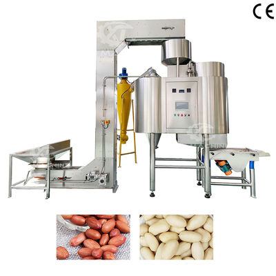 Un bon prix. Machine à enlever la peau rouge des cacahuètes de qualité alimentaire 500-1000kg/h, blanchisseuse de noisettes avec certification CE en ligne