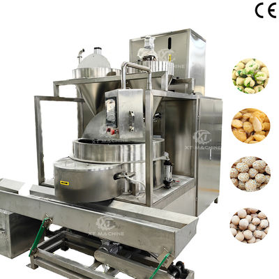 Un bon prix. Machine automatique de fabrication d'œufs de cacahuètes revêtus de 200 à 300 kg/h avec contrôle PLC pour usine de transformation de noix de snack en ligne