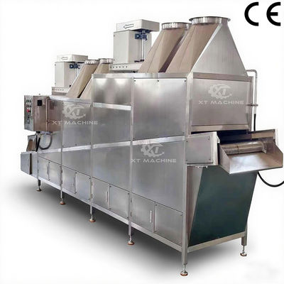 Un bon prix. 500 kg/h Noix Machine de refroidissement des aliments torréfiés Système de convoyeur de refroidissement des arachides Pour les noix de macadamie et les noisettes d'amande en ligne