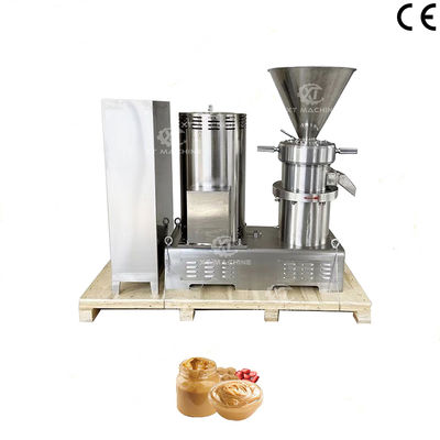 Un bon prix. Machine de broyage de beurre de noix à petite échelle 100-200 kg/h Moulin industriel colloïde avec chauffage électrique pour les usines de transformation de noix en ligne