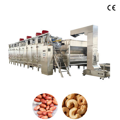 Machine à rôtir les arachides et les noix de cajou, 300kg/h-2000kg/h, Torréfacteur pour graines de tournesol et de sésame