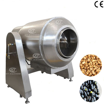 Un bon prix. Machine à rôtir à rouleaux entièrement automatique de revêtement de sucre commercial avec 70 kg par lot et contrôle de la température en ligne