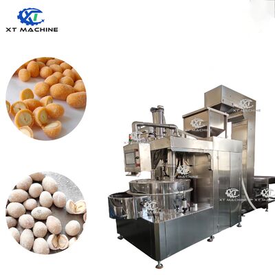 Un bon prix. PLC Controlled Coating Machine for Dough Peanuts/Flavored Coffee Beans/Nuts High-Speed Spinning Automatic Batch Coating Machine en ligne