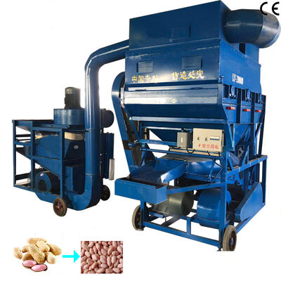 Machine automatique de décapage des cacahuètes avec une capacité de 2000 kg/h à 5000 kg/h, équipement de décapage des cacahuètes