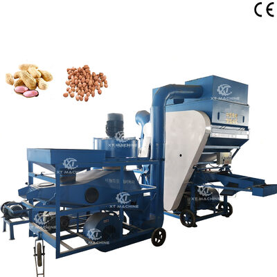 Machine entièrement automatique pour le décapage des arachides de classe alimentaire, équipement pour le décapage des coques des arachides avec une productivité de 2000-5000 kg/h