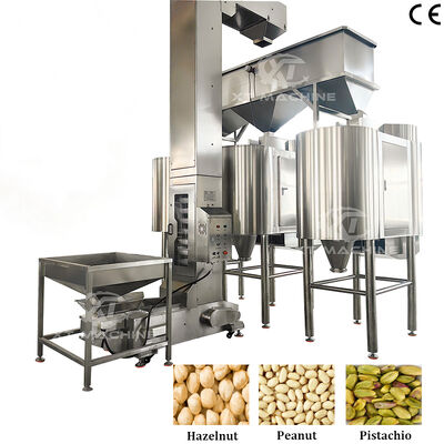 Un bon prix. Machine de blanchiment de noyau entier robuste et durable Pelleuse à noisettes en acier inoxydable 304 en ligne