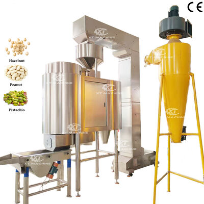 Un bon prix. Machine aérienne de blanchiment des arachides, poudre et terre 500 kg/h avec haut degré de nettoyage, nettoyeur à commande PLC en ligne