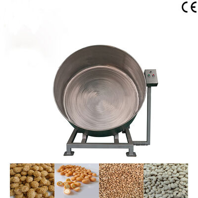 Un bon prix. Machine à enrober par lots grand diamètre 35-40kg/lot pour cacahuètes enrobées froides saveur barbecue et amandes wasabi en ligne