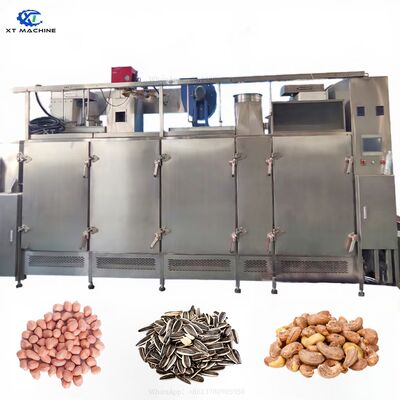 Un bon prix. Machine professionnelle à rôtir en continu les noix/arachides/graines/noix de cajou/amandes avec acier inoxydable 304 pour 3000 kg/h en ligne