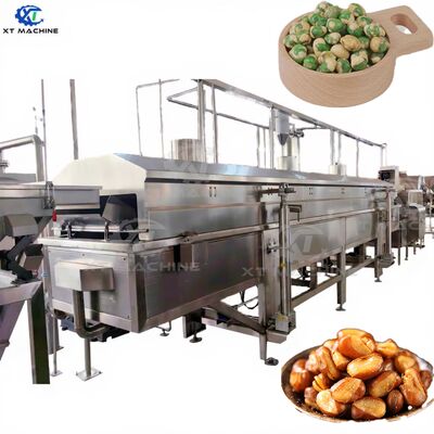 Un bon prix. Machine à frire en continu des arachides à haute production de 500 à 800 kg/h pour les noix de cajou/farines de broad bean/amandes enduites en ligne