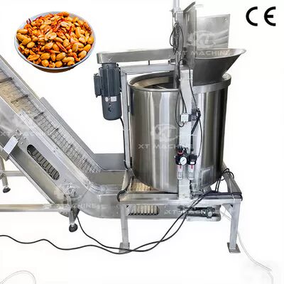 Machine à frire les arachides en acier inoxydable 304 avec contrôle de température intelligent et capacité de 300 kg/h