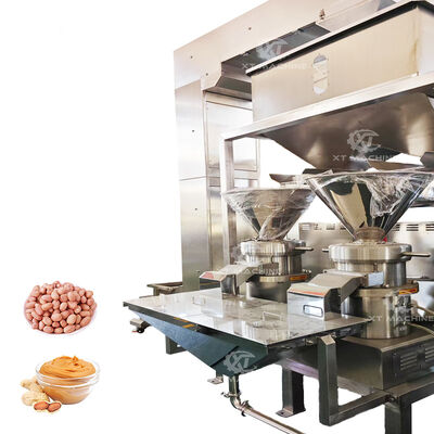 Un bon prix. 500-1000 kg/h SUS304 Machine automatique de broyage des arachides broyeur de noix colloïde pour le traitement des noix en ligne