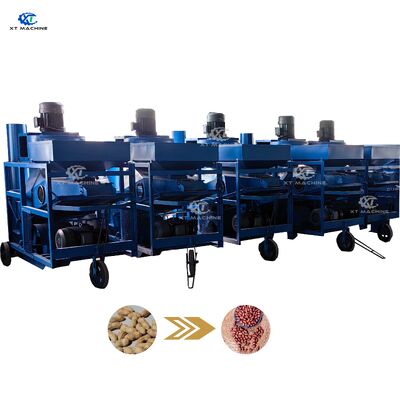 Un bon prix. Machine de décapage de cacahuètes de 5000 kg/h avec un taux de décapage de 99% et une puissance de 380 V 50 Hz en 3 phases en ligne