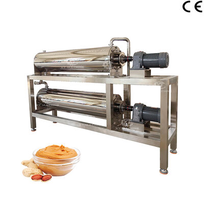 Machine de refroidissement de pâte d'amande d'échangeur de chaleur de beurre de cacahuète de qualité alimentaire SUS304 de 1000 kg/h pour l'équipement de refroidissement de beurre de noix