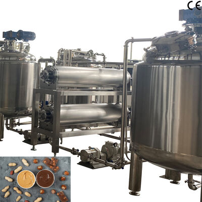 Un bon prix. Machine de refroidissement de beurre de noix 500kg/h-1000kg/h Machine de pasteurisation et de refroidissement de beurre de cacahuète pour ligne de beurre de cacahuète en ligne