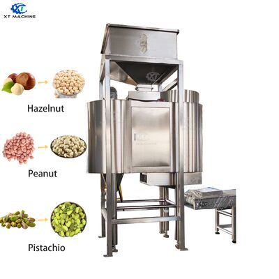 Un bon prix. Machine de blanchiment à air chaud de 500 à 1000 kg/h à haut rendement pour les arachides, les noisettes et les pistaches, avec un taux de pellicule de 98% en ligne