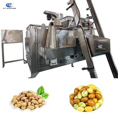 Un bon prix. 304 machine à torréfaction à l'huile ou au gaz en acier inoxydable à capacité de 100 kg/h pour les noix enduites/arachides/casseau/amandes/ noisettes en ligne