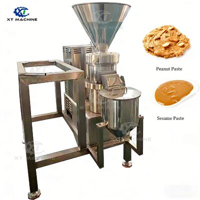 Machine à moudre le beurre de cacahuète SUS304 avec une capacité de 130-150 kg/h et une alimentation triphasée de 380V