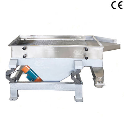 Un bon prix. Grade alimentaire 304 en acier inoxydable double couche Nouveau écran linéaire vibrant pour usines de transformation alimentaire en ligne