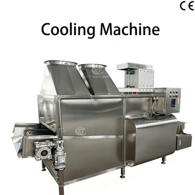 Un bon prix. Machine de refroidissement commerciale pour amandes et cacahuètes frites, 500-1500Kg/h, avec chauffage électrique en ligne