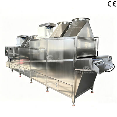 Un bon prix. Machine de refroidissement de 500 kg/h à 1500 kg/h à base de cacahuètes et de noix torréfiées avec PLC Matériau SUS304 certifié ISO CE en ligne