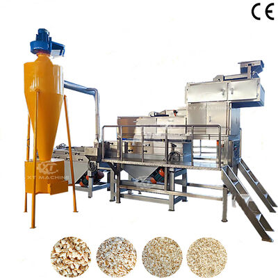 Un bon prix. Machine à couper et calibrer les noix à quatre étages de 1000 kg/h à 2000 kg/h avec sortie personnalisable pour les usines de transformation de noix en ligne
