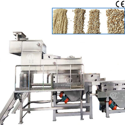 Un bon prix. 500 kg/h-1000 kg/h Four-stage Nut Chopper Machine de concassage des noix en acier inoxydable 304 pour le traitement des noix en ligne