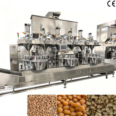 Un bon prix. Machine automatique d'enrobage de noix avec système de contrôle PLC pour machine d'enrobage de noix de cajou et d'arachide de 200 kg/h à 1000 kg/h en ligne