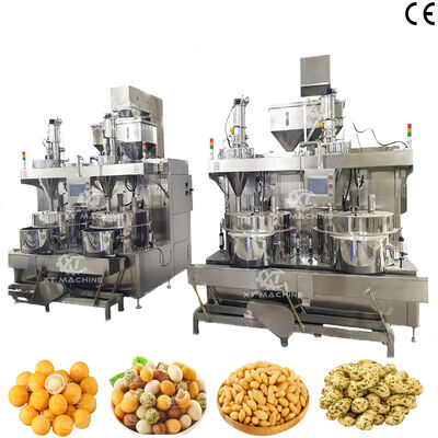 Un bon prix. Machine de fabrication de collations de noix enduites de pâte de 500 à 1000 kg/h avec système de contrôle PLC et matériau SUS304 en ligne