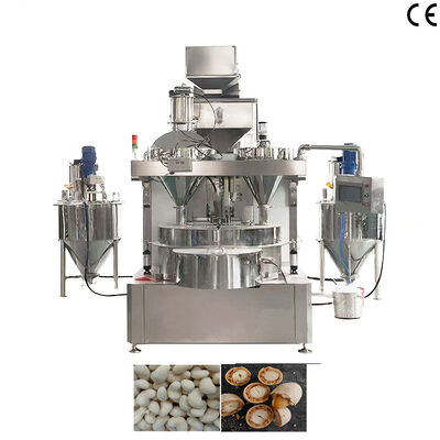 Un bon prix. Machine de fabrication de cacahuètes couverte par contrôle PLC entièrement automatique Machine de revêtement de noix de cajou pour usines de transformation de noix en ligne
