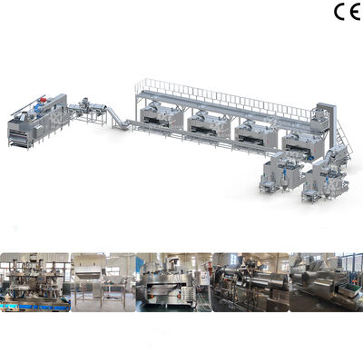 1000 kg/h ligne de production de noix en acier inoxydable de qualité alimentaire pour les usines de transformation alimentaire
