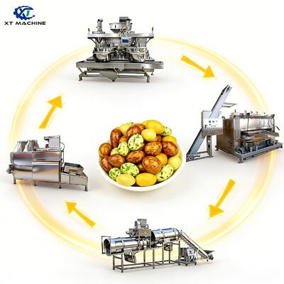 500-1000 kg/h Capacité SUS304 Machine de revêtement de noix alimentaire avec commande PLC pour la transformation des noix