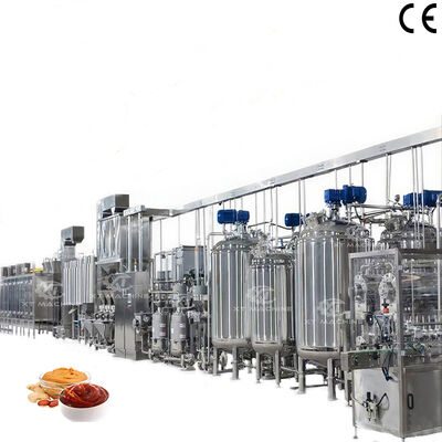 Un bon prix. Machine de fabrication et d'emballage de beurre de cacahuètes/noix de cajou à usage commercial avec système de refroidissement pour les usines de transformation du beurre de noix en ligne