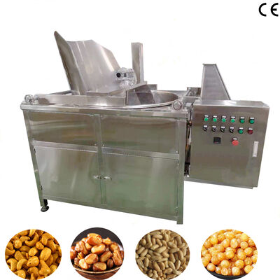 Machine automatique de friture de lot de cacahuètes avec acier inoxydable SUS304 et contrôle de température intelligent pour le traitement des noix