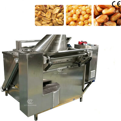 Machine de friture par lots pour amandes avec contrôle de température SUS304, machine de friture de chips de maïs pour friture de fruits secs alimentaires