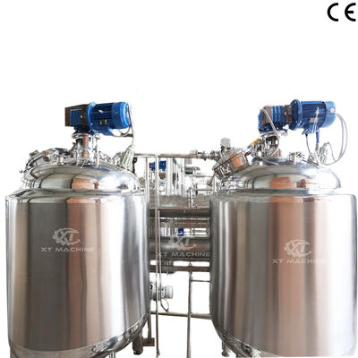 Un bon prix. Réservoir de mélange/refroidissement de beurre de cacahuète SS304 de qualité alimentaire avec volume personnalisable et fonction de dégazage en ligne