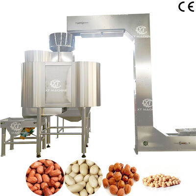 Un bon prix. Machine d'élimination de la peau rouge des arachides avec acier inoxydable de qualité alimentaire pour la transformation des pistaches de noisettes en ligne