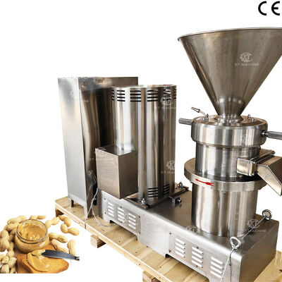 Un bon prix. 100 kg/h-200 kg/h SS304 Moulin à colloïdes de beurre de cacahuète et de pistache Machine de broyage de pâte de pistache pour un traitement efficace du beurre de noix en ligne