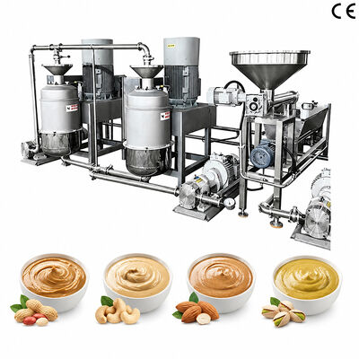 Machine de découpe et de fraisage à grande vitesse en acier inoxydable de qualité alimentaire pour la production de beurre de noix