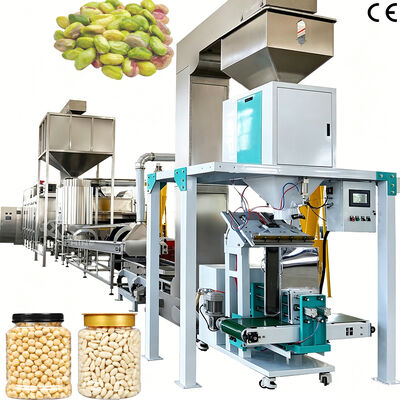 Un bon prix. Ligne de production personnalisable de torréfaction et de blanchiment d'arachides de 500 kg/h à 1000 kg/h, machine d'épluchage de pistaches pour les usines de transformation de noix en ligne