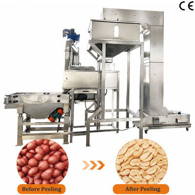 Un bon prix. SUS304 Machine automatique de découpe et de blanchiment des arachides Machine de pellicule à air pour une transformation efficace des aliments en ligne