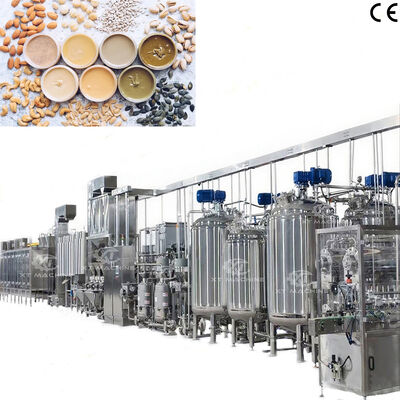 Un bon prix. Machine de fabrication et d'emballage de beurre de cacahuètes/noix de cajou à usage commercial avec système de refroidissement pour les usines de transformation du beurre de noix en ligne